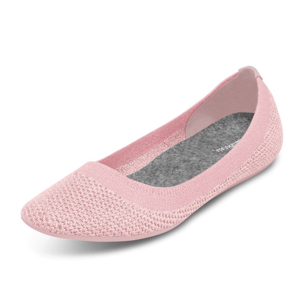 Allbirds Women's Tree Breezers - Flats Pink - VCI057239